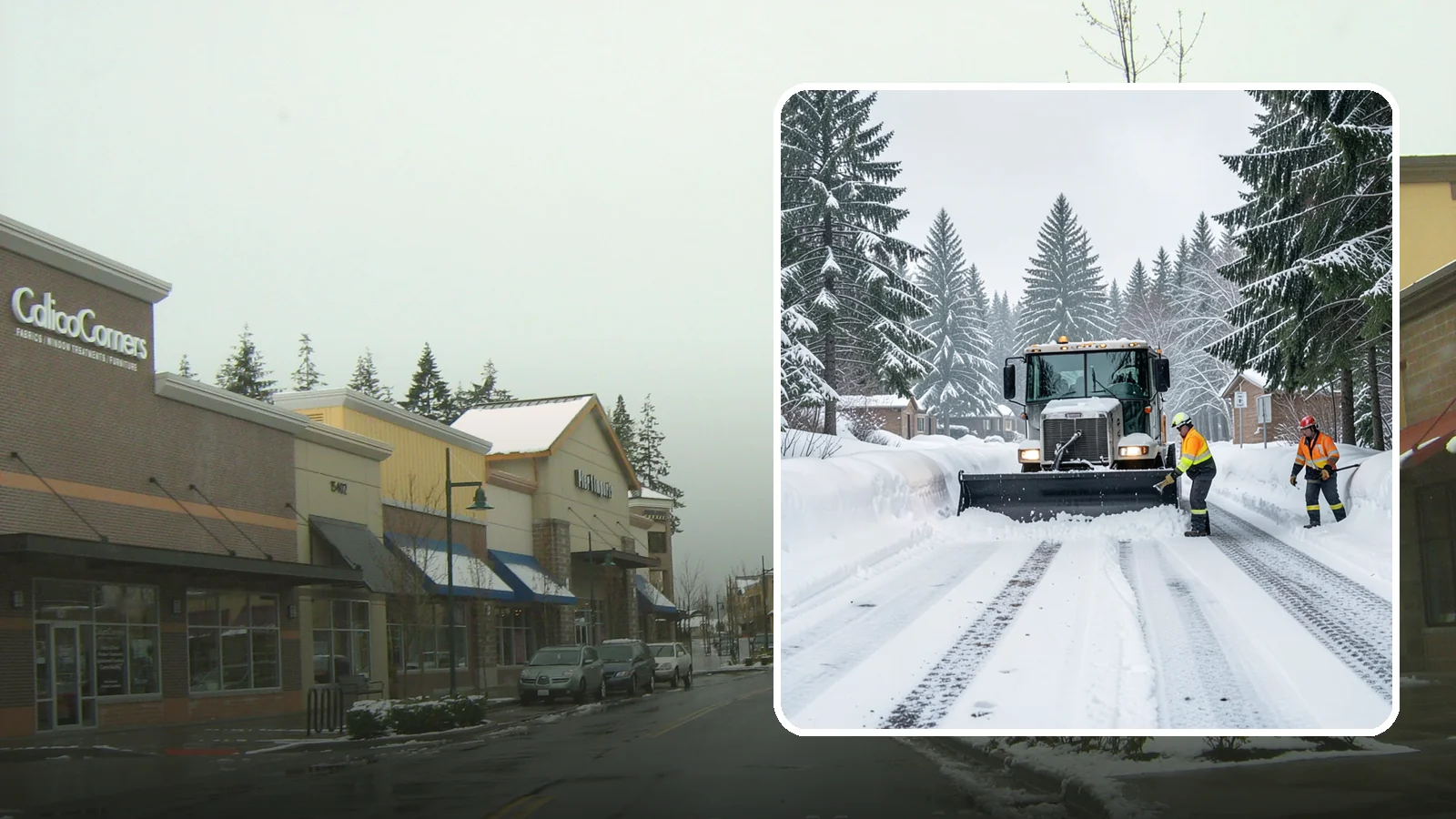 Senior Living Community Snow Plowing in Mill Creek, Snohomish County, WA - We plow senior living lots, drive lanes, and entrances as a zero-tolerance priority because residents cannot risk a fall.