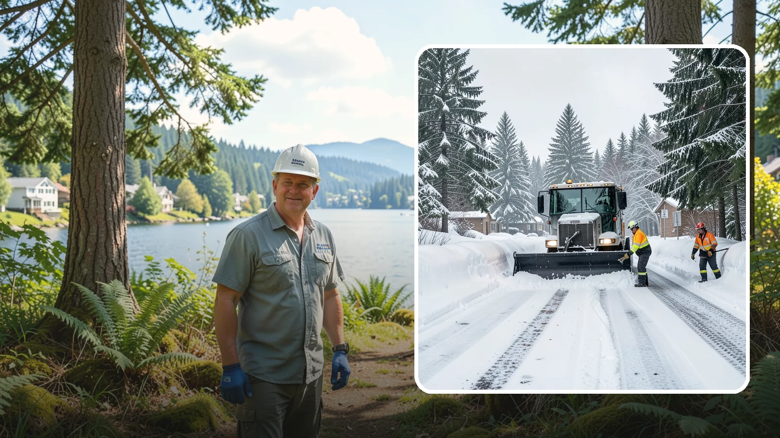 Senior Living Community Snow Plowing in Milton, King County, WA - We plow senior living lots, drive lanes, and entrances as a zero-tolerance priority because residents cannot risk a fall.