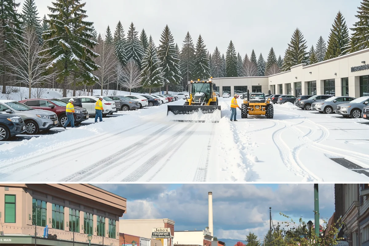 Senior Living Community Snow Plowing in Monroe, Snohomish County, WA - Establish a zero-tolerance contract before winter so residents are never exposed to icy surfaces.