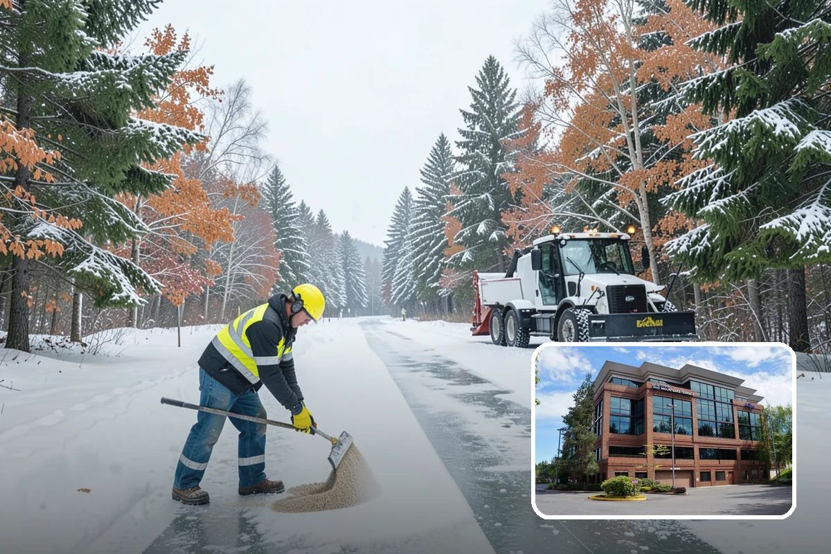 Senior Living Community Snow Plowing in Mountlake Terrace, Snohomish County, WA - Zero-tolerance clearing of every resident walkway and entrance
