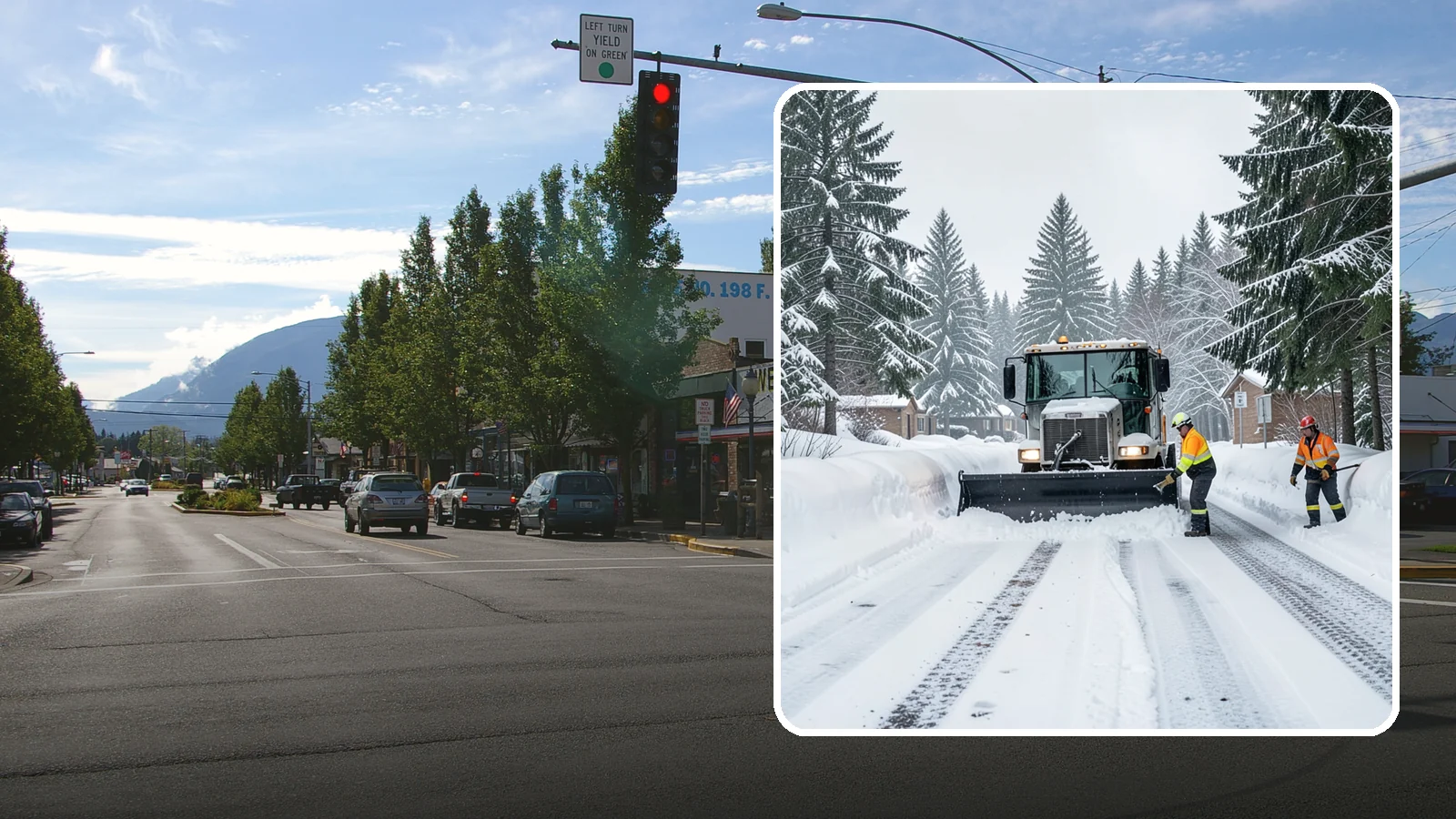 Senior Living Community Snow Plowing in North Bend, King County, WA - We plow senior living lots, drive lanes, and entrances as a zero-tolerance priority because residents cannot risk a fall.