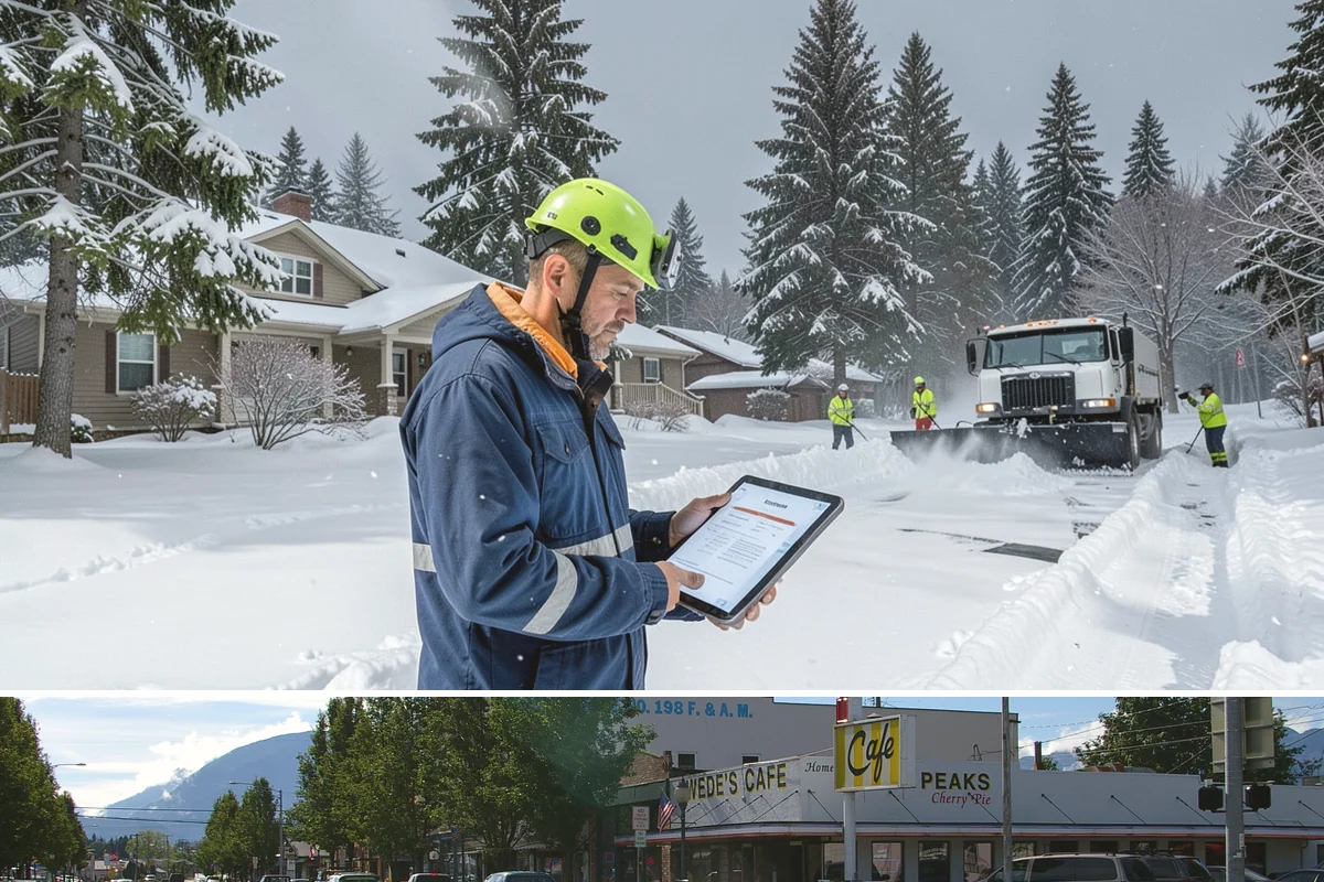 Senior Living Community Snow Plowing in North Bend, King County, WA - Establish a zero-tolerance contract before winter so residents are never exposed to icy surfaces.