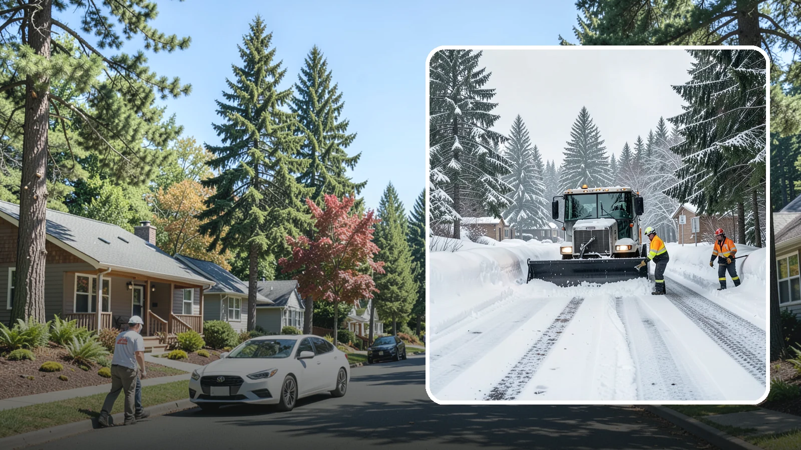 Senior Living Community Snow Plowing in Orting, Pierce County, WA - We plow senior living lots, drive lanes, and entrances as a zero-tolerance priority because residents cannot risk a fall.