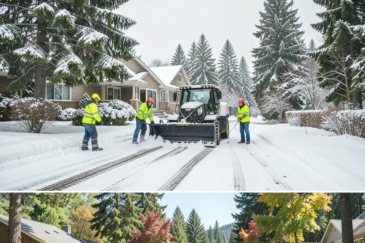 Senior Living Community Snow Plowing in Orting, Pierce County, WA - Establish a zero-tolerance contract before winter so residents are never exposed to icy surfaces.
