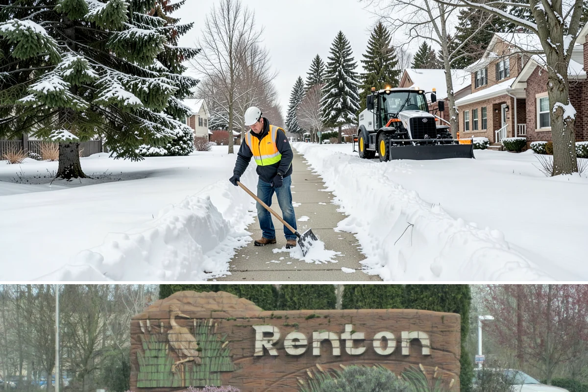 Senior Living Community Snow Plowing in Renton, King County, WA - Establish a zero-tolerance contract before winter so residents are never exposed to icy surfaces.