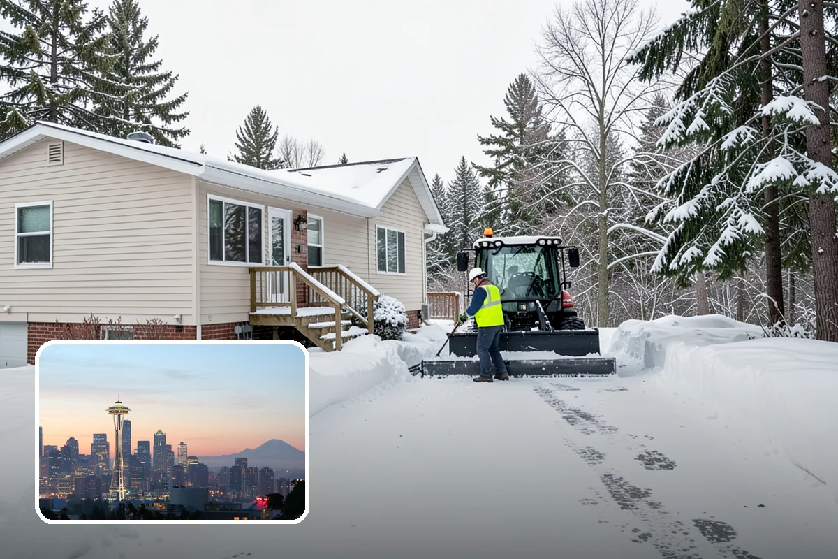 Senior Living Community Snow Plowing in Seattle, King County, WA - Zero-tolerance clearing of every resident walkway and entrance