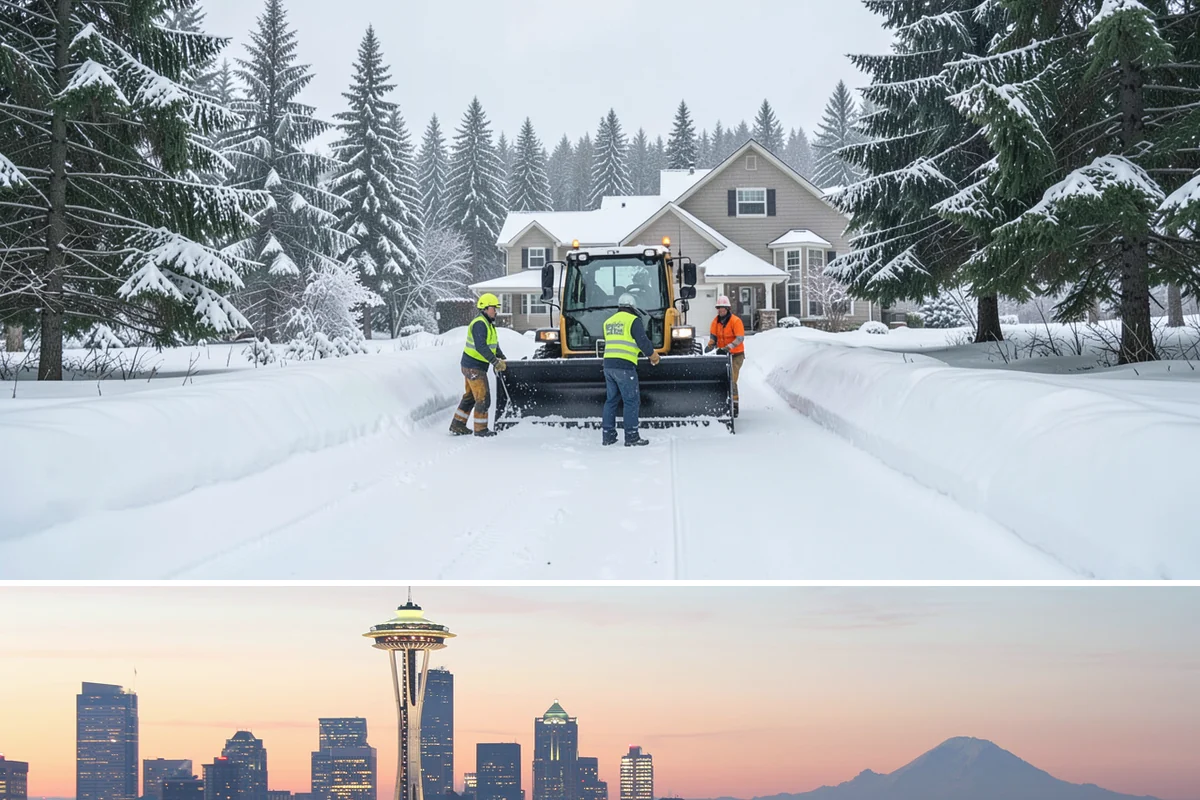Senior Living Community Snow Plowing in Seattle, King County, WA - Establish a zero-tolerance contract before winter so residents are never exposed to icy surfaces.