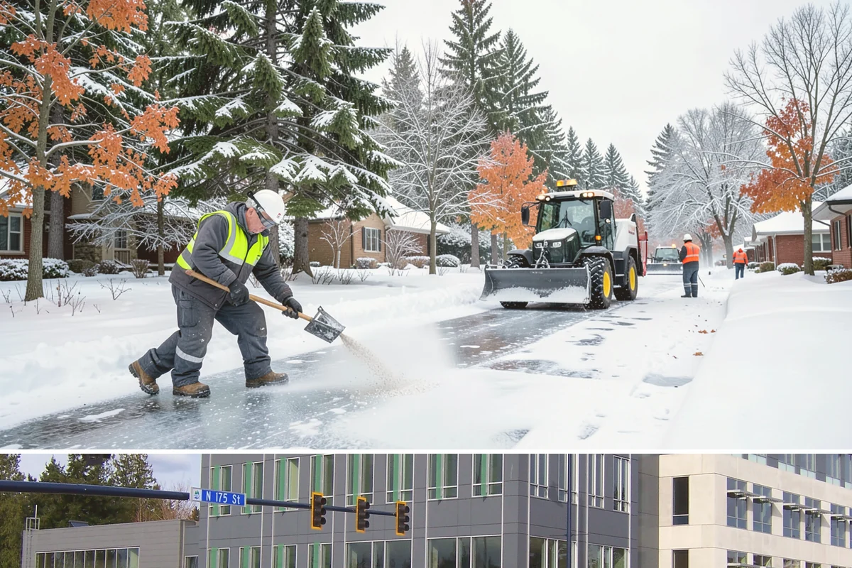 Senior Living Community Snow Plowing in Shoreline, King County, WA - Establish a zero-tolerance contract before winter so residents are never exposed to icy surfaces.