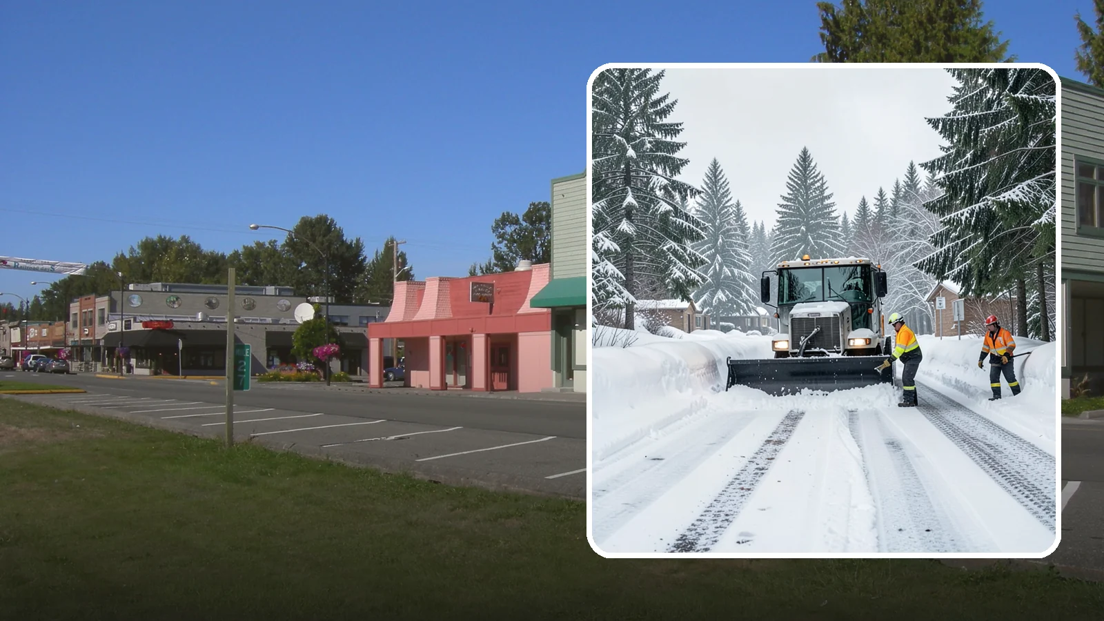 Senior Living Community Snow Plowing in Snoqualmie, King County, WA - We plow senior living lots, drive lanes, and entrances as a zero-tolerance priority because residents cannot risk a fall.