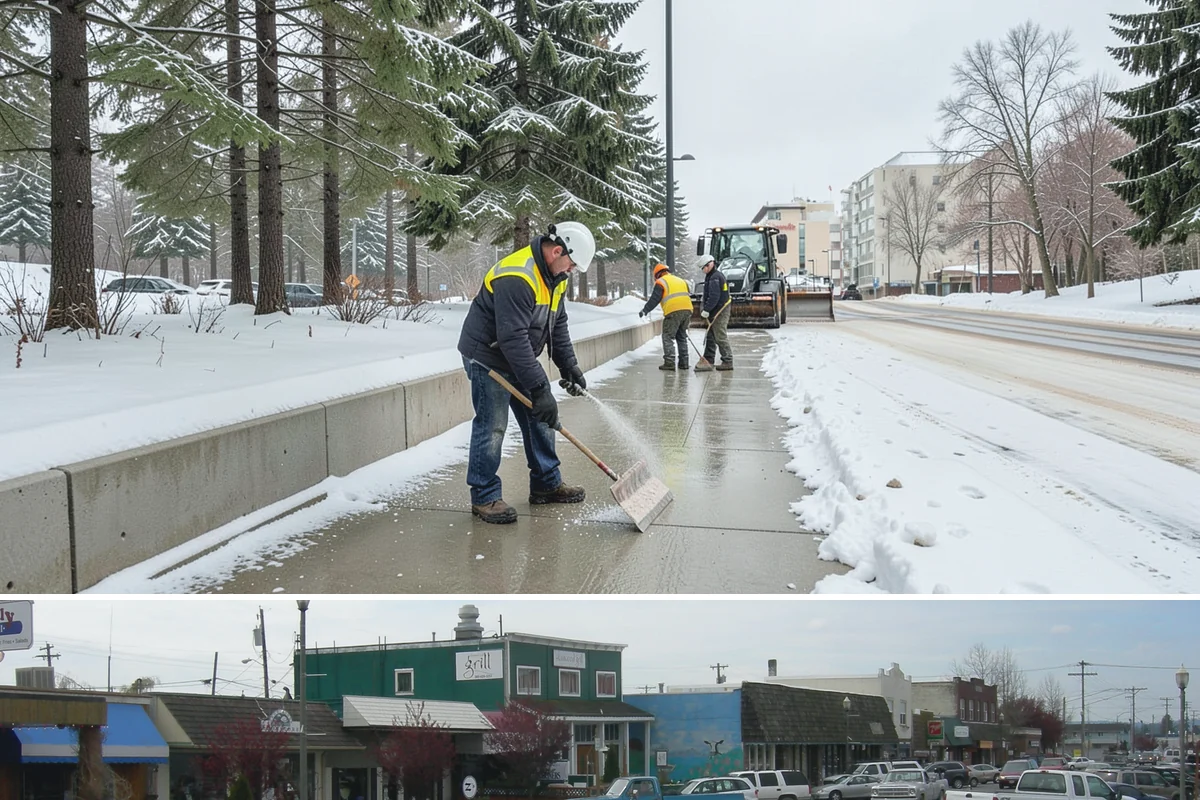 Senior Living Community Snow Plowing in Stanwood, Snohomish County, WA - Establish a zero-tolerance contract before winter so residents are never exposed to icy surfaces.