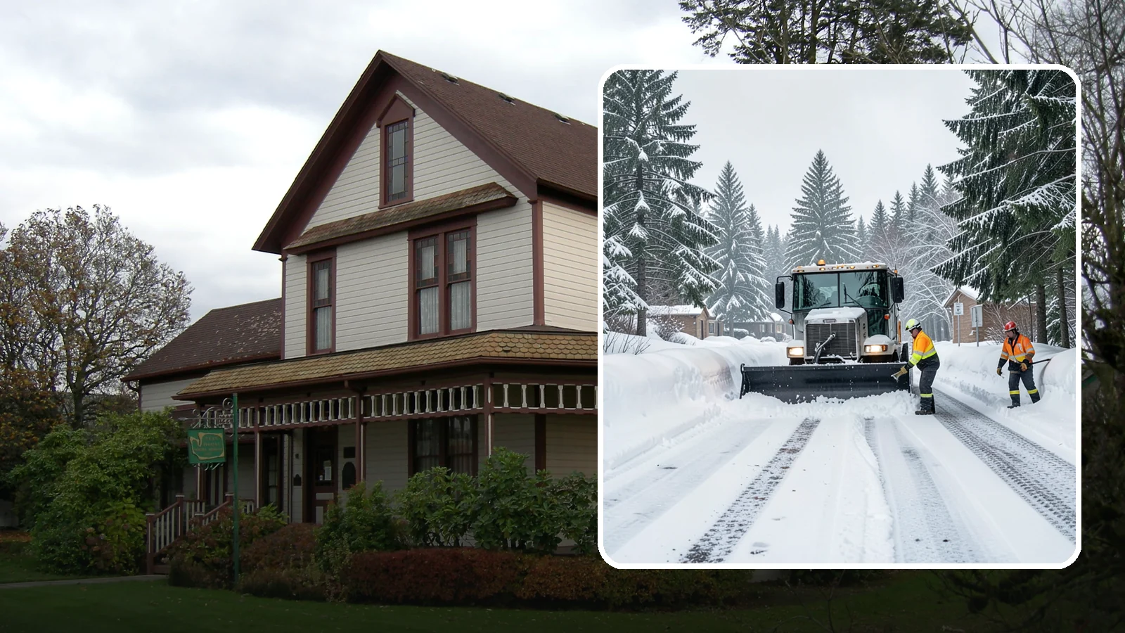 Senior Living Community Snow Plowing in Sumner, Pierce County, WA - We plow senior living lots, drive lanes, and entrances as a zero-tolerance priority because residents cannot risk a fall.