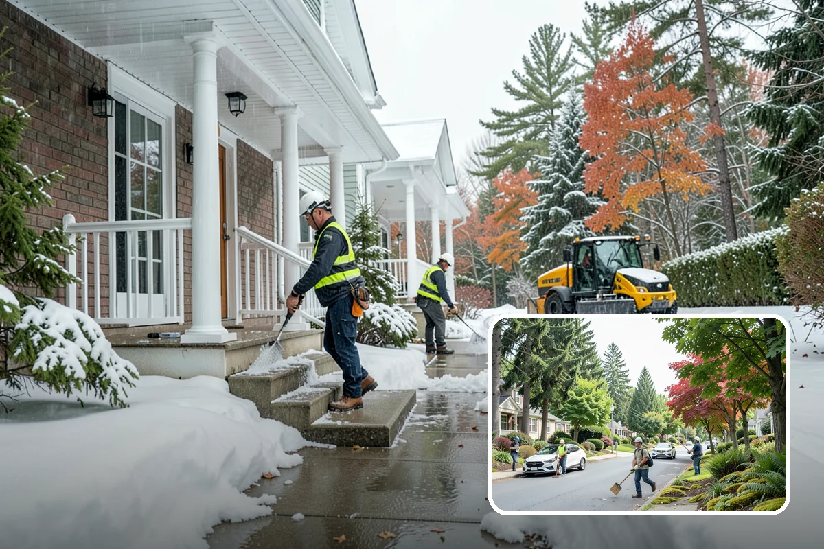 Senior Living Snow Removal in Beaux Arts Village, King County, WA - Priority service for vulnerable residents