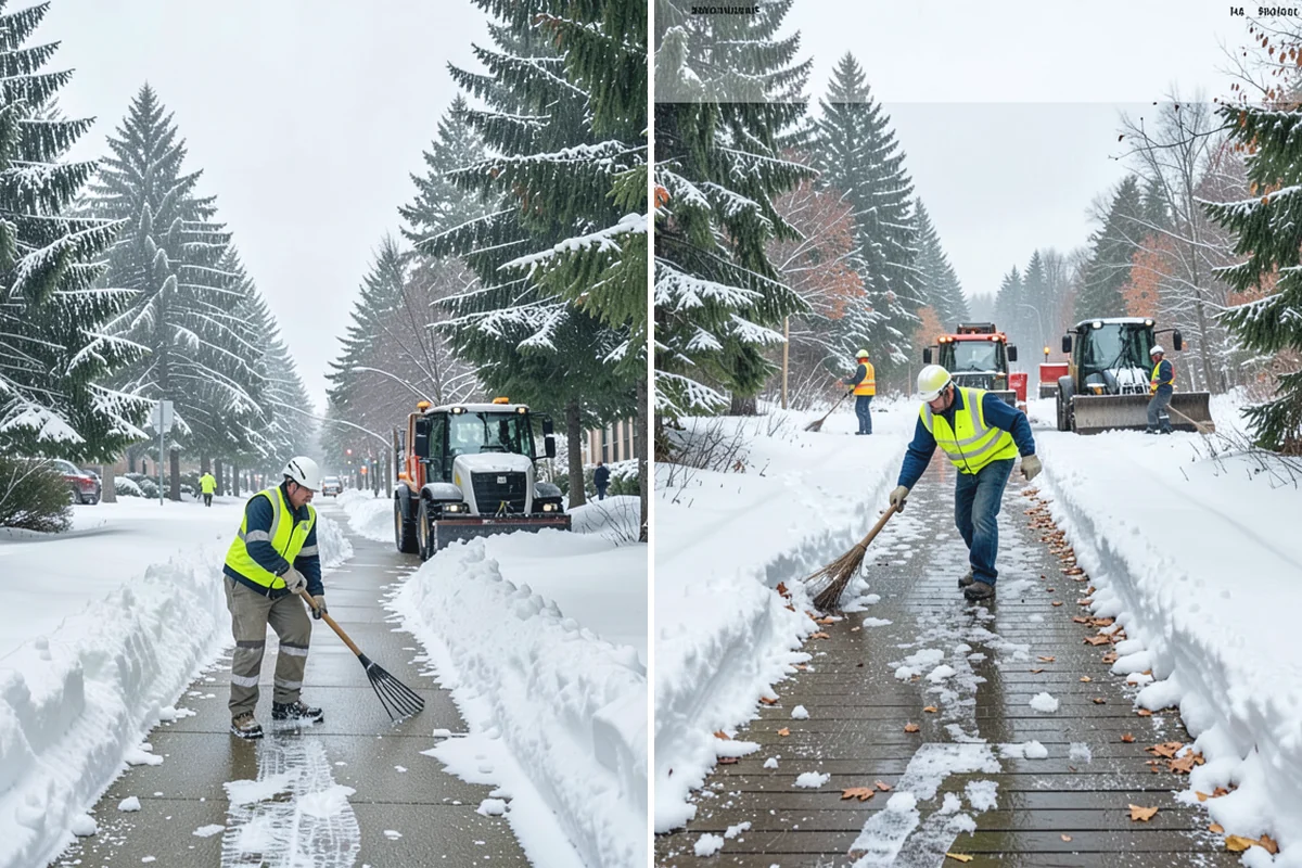 Senior Living Snow Removal in Beaux Arts Village, King County, WA - Identify resident routes, entrances, and pickup areas