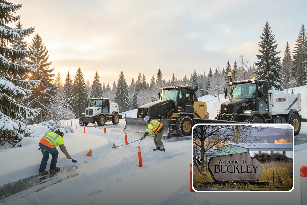 Senior Living Snow Removal in Buckley, Pierce County, WA - Priority service for vulnerable residents
