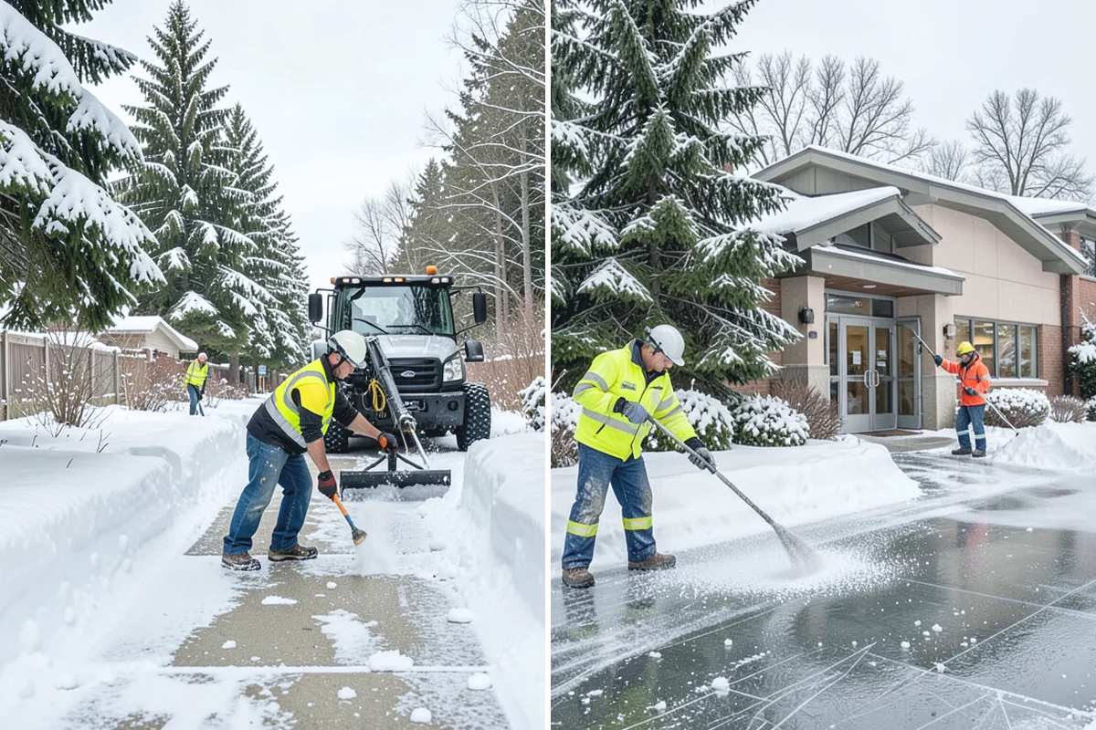 Senior Living Snow Removal in Coupeville, Island County, WA - Identify resident routes, entrances, and pickup areas