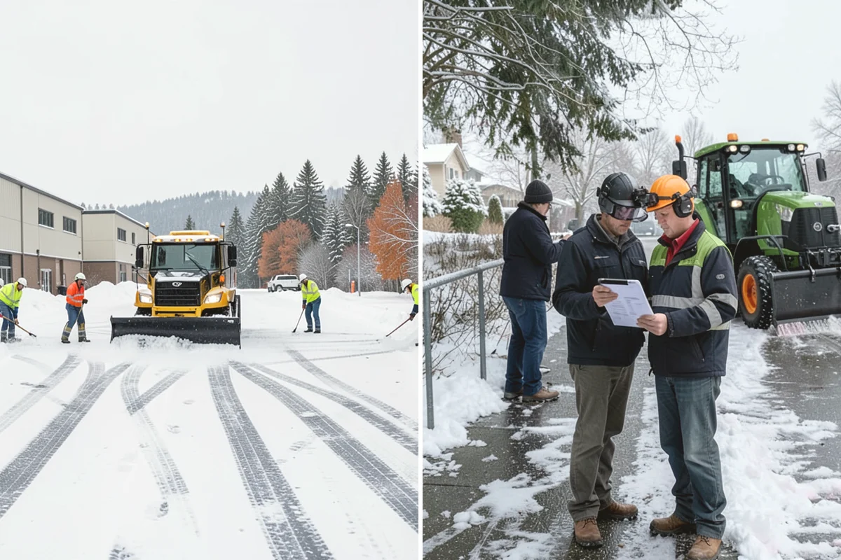 Senior Living Snow Removal in Covington, King County, WA - Identify resident routes, entrances, and pickup areas