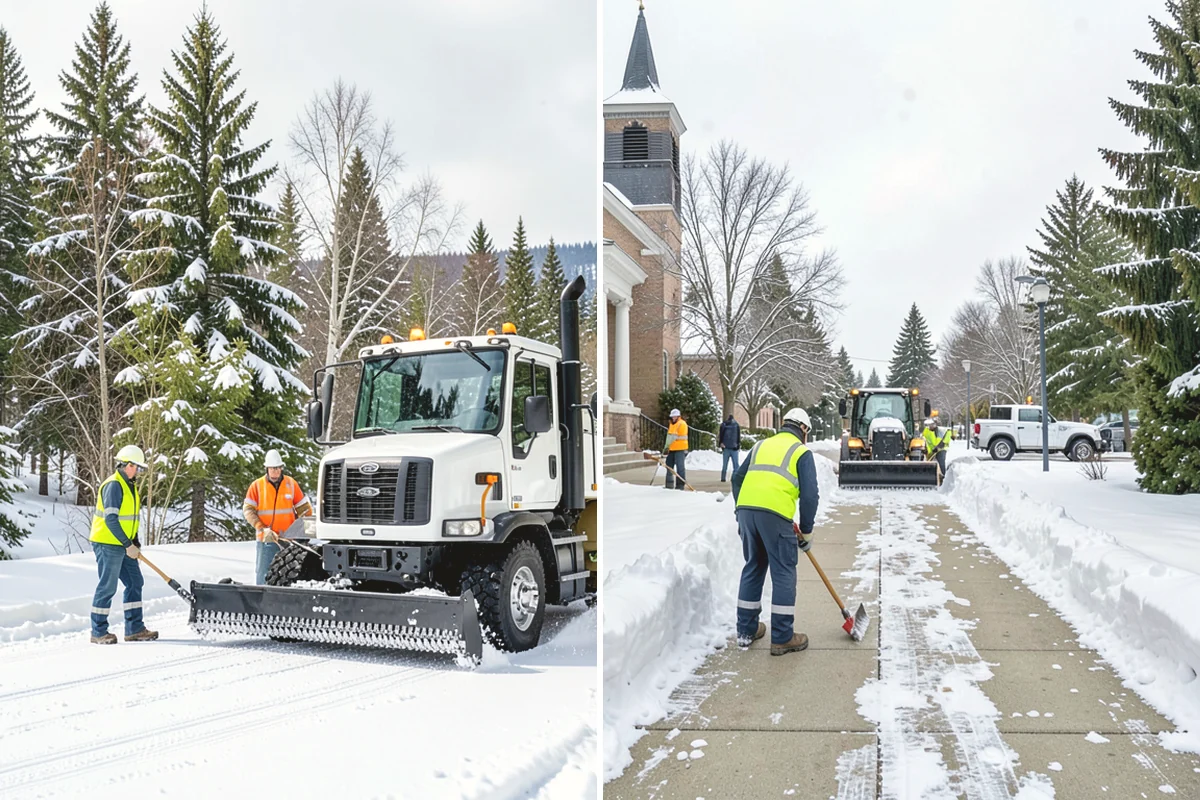Senior Living Snow Removal in Edgewood, Pierce County, WA - Identify resident routes, entrances, and pickup areas