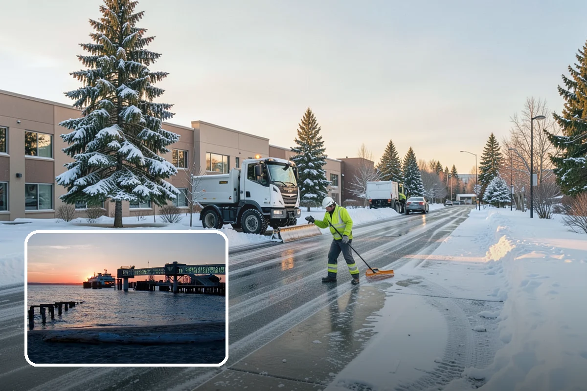 Senior Living Snow Removal in Edmonds, Snohomish County, WA - Priority service for vulnerable residents