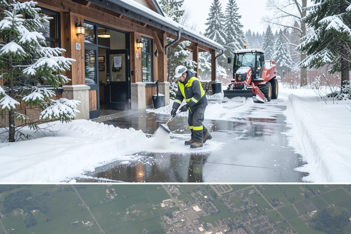 Senior Living Snow Removal in Enumclaw, King County, WA - Senior community safety is critical all winter, with heightened need during snow and ice from December to February.