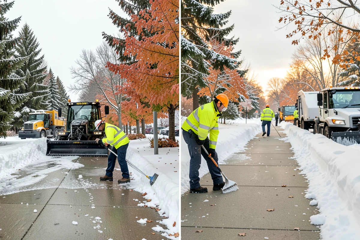 Senior Living Snow Removal in Fircrest, Pierce County, WA - Identify resident routes, entrances, and pickup areas
