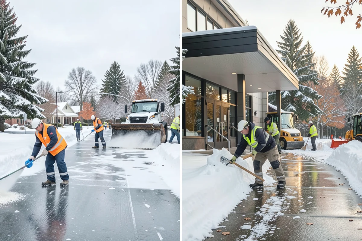 Senior Living Snow Removal in Hamilton, Skagit County, WA - Identify resident routes, entrances, and pickup areas