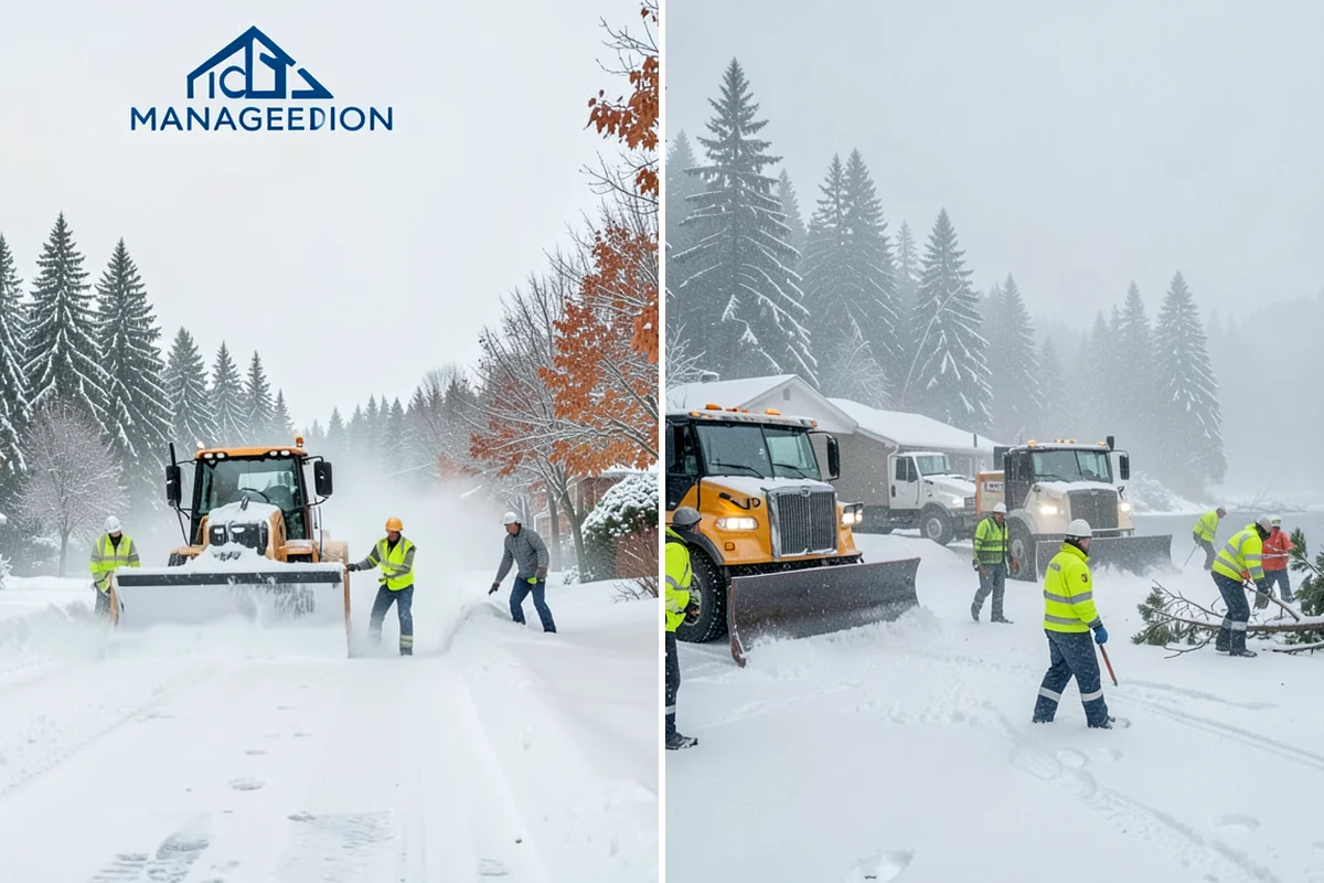 Senior Living Snow Removal in Hunts Point, King County, WA - Identify resident routes, entrances, and pickup areas