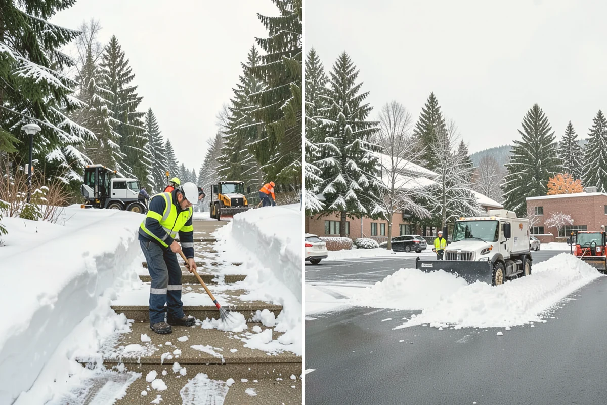 Senior Living Snow Removal in Kent, King County, WA - Identify resident routes, entrances, and pickup areas