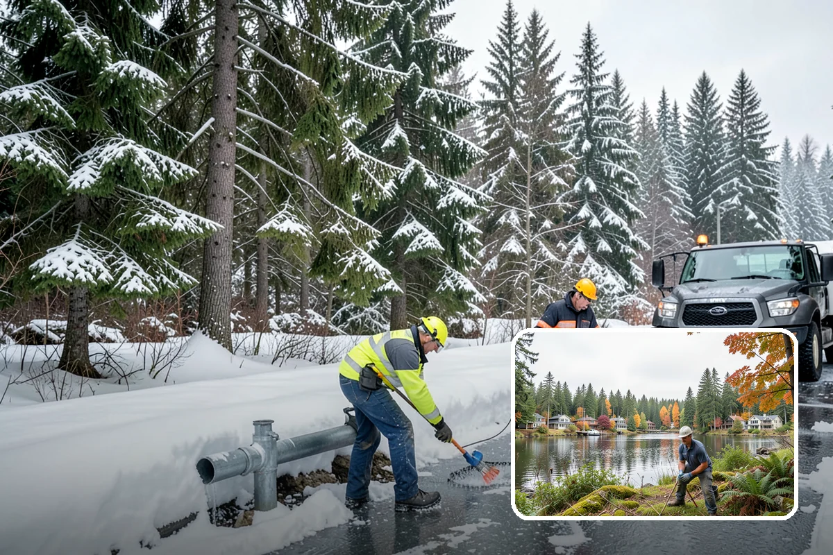 Senior Living Snow Removal in La Conner, Skagit County, WA - Priority service for vulnerable residents