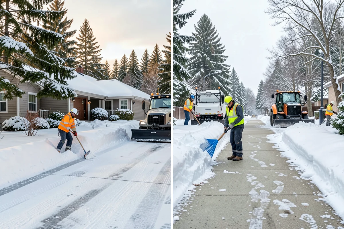 Senior Living Snow Removal in Lakewood, Pierce County, WA - Identify resident routes, entrances, and pickup areas