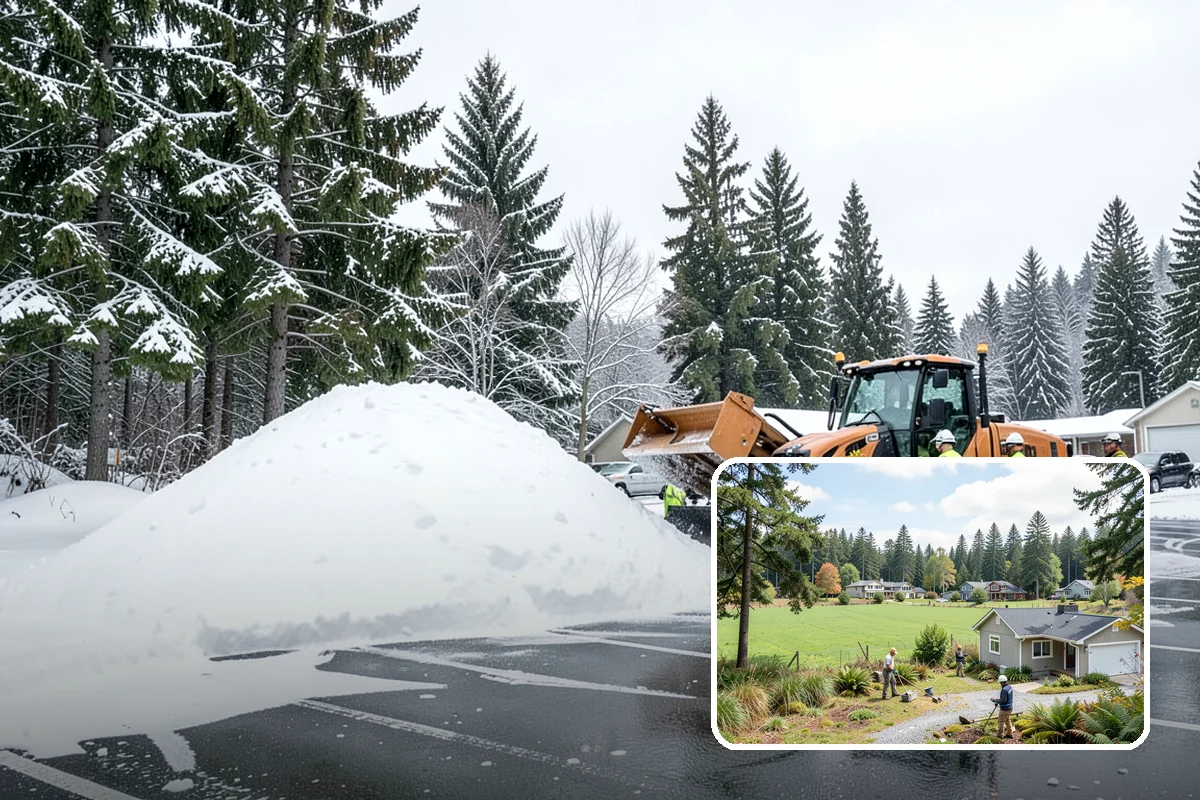 Senior Living Snow Removal in Lyman, Skagit County, WA - Priority service for vulnerable residents