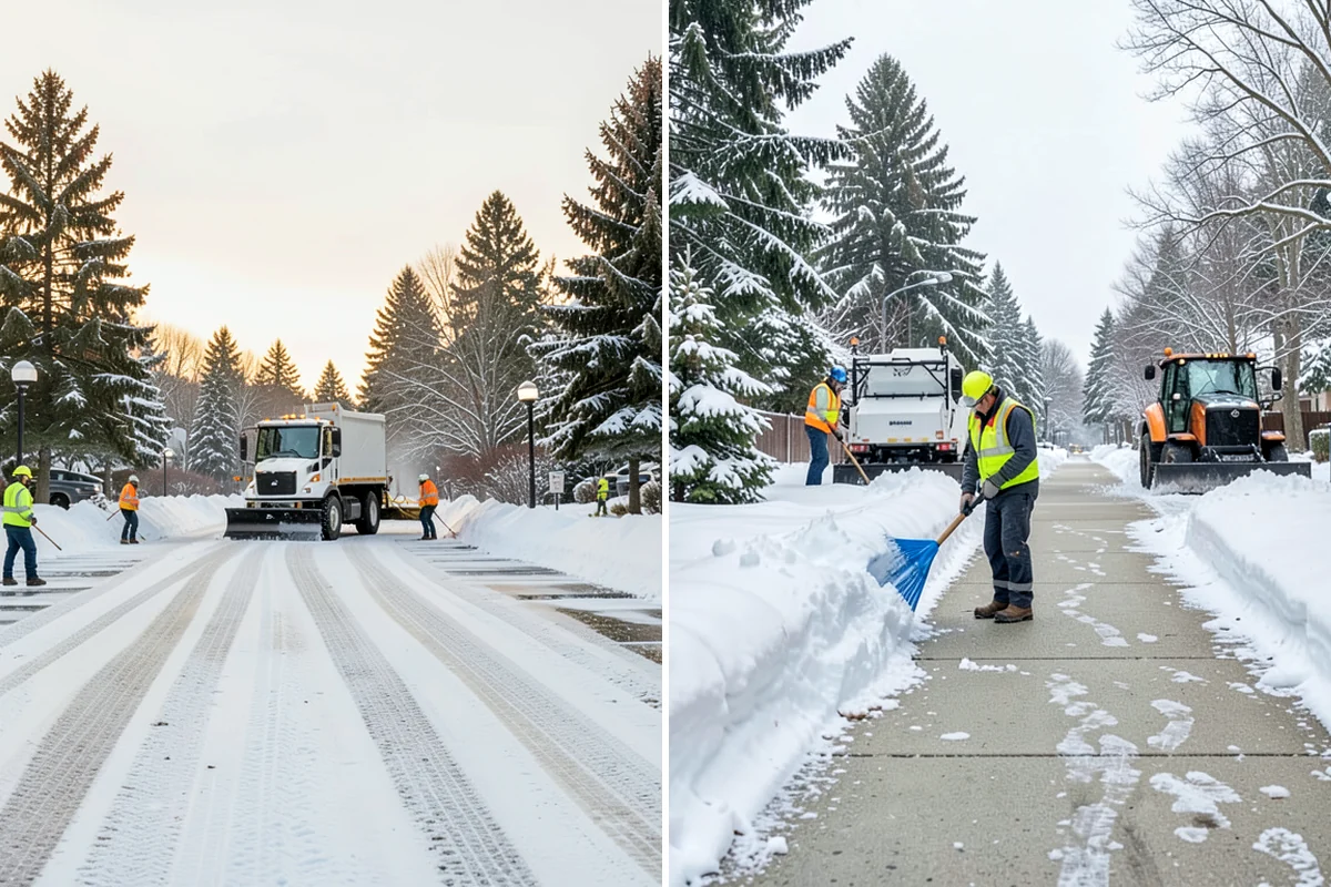 Senior Living Snow Removal in Maple Valley, King County, WA - Identify resident routes, entrances, and pickup areas