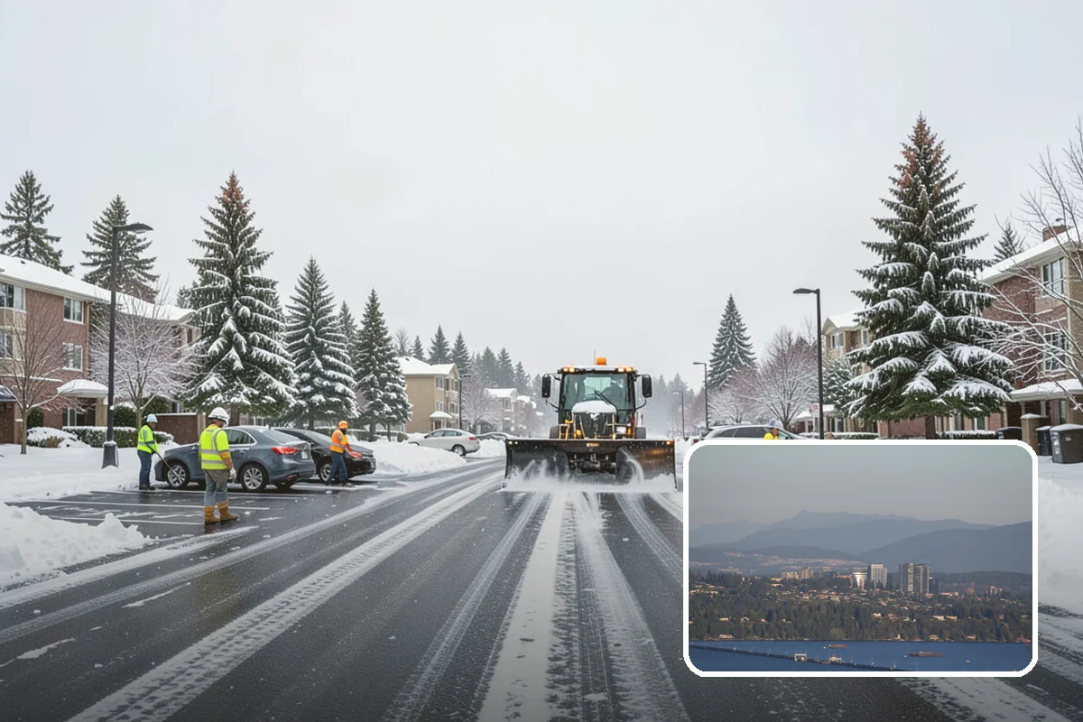 Senior Living Snow Removal in Medina, King County, WA - Priority service for vulnerable residents