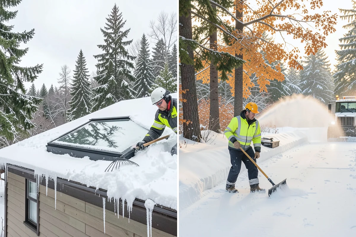 Senior Living Snow Removal in Medina, King County, WA - Identify resident routes, entrances, and pickup areas