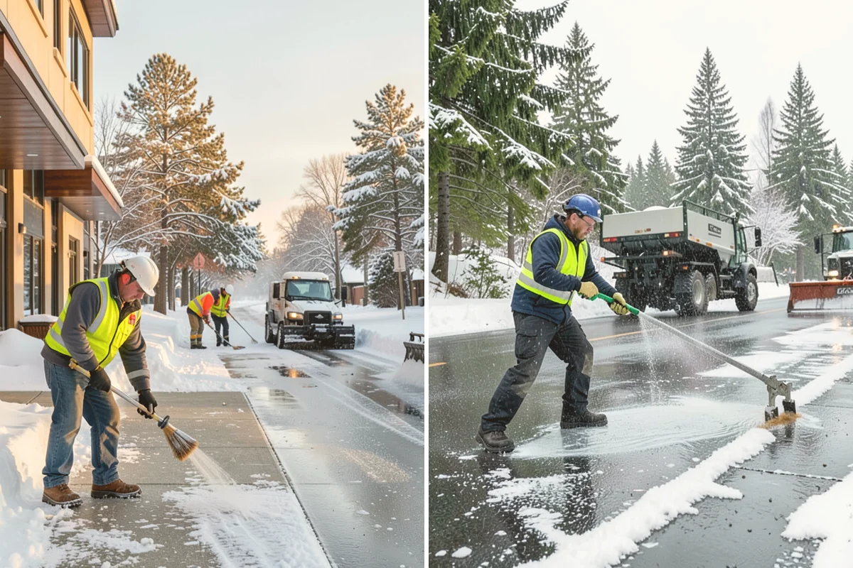 Senior Living Snow Removal in Milton, King County, WA - Identify resident routes, entrances, and pickup areas
