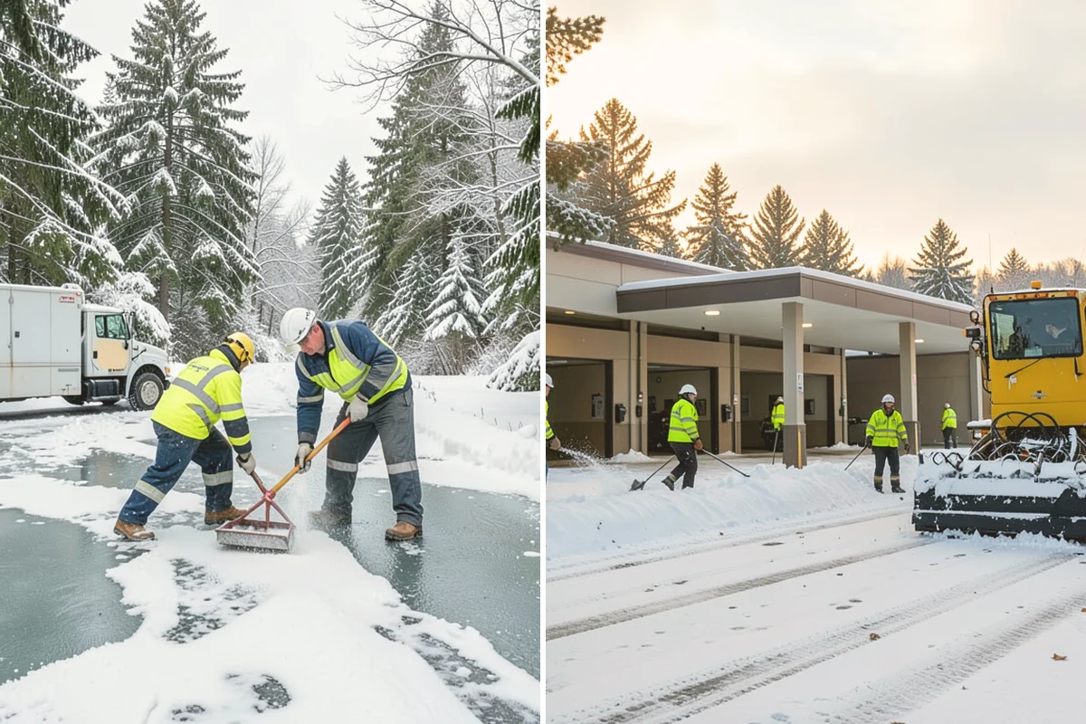 Senior Living Snow Removal in Newcastle, King County, WA - Identify resident routes, entrances, and pickup areas