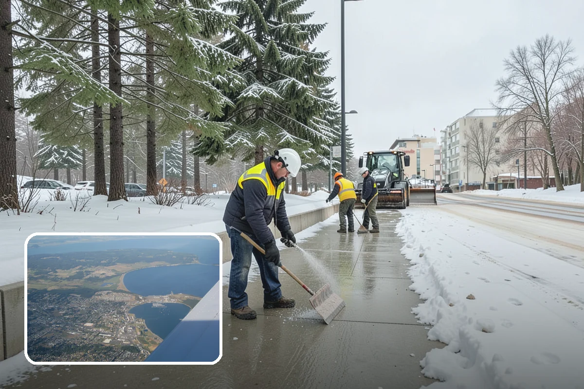 Senior Living Snow Removal in Oak Harbor, Island County, WA - Priority service for vulnerable residents
