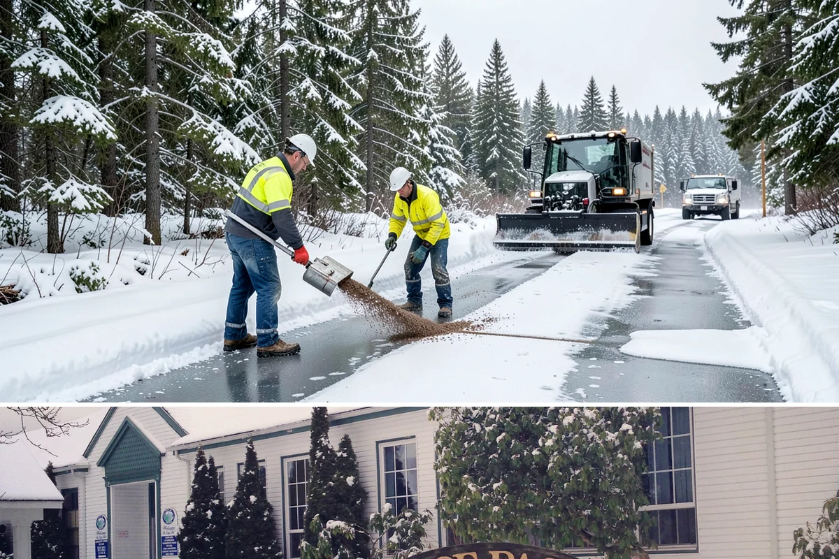 Senior Living Snow Removal in Pacific, King County, WA - Senior community safety is critical all winter, with heightened need during snow and ice from December to February.