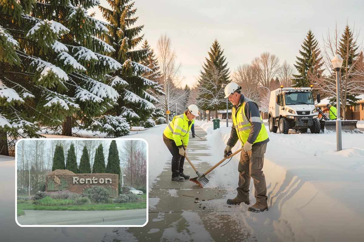 Senior Living Snow Removal in Renton, King County, WA - Priority service for vulnerable residents