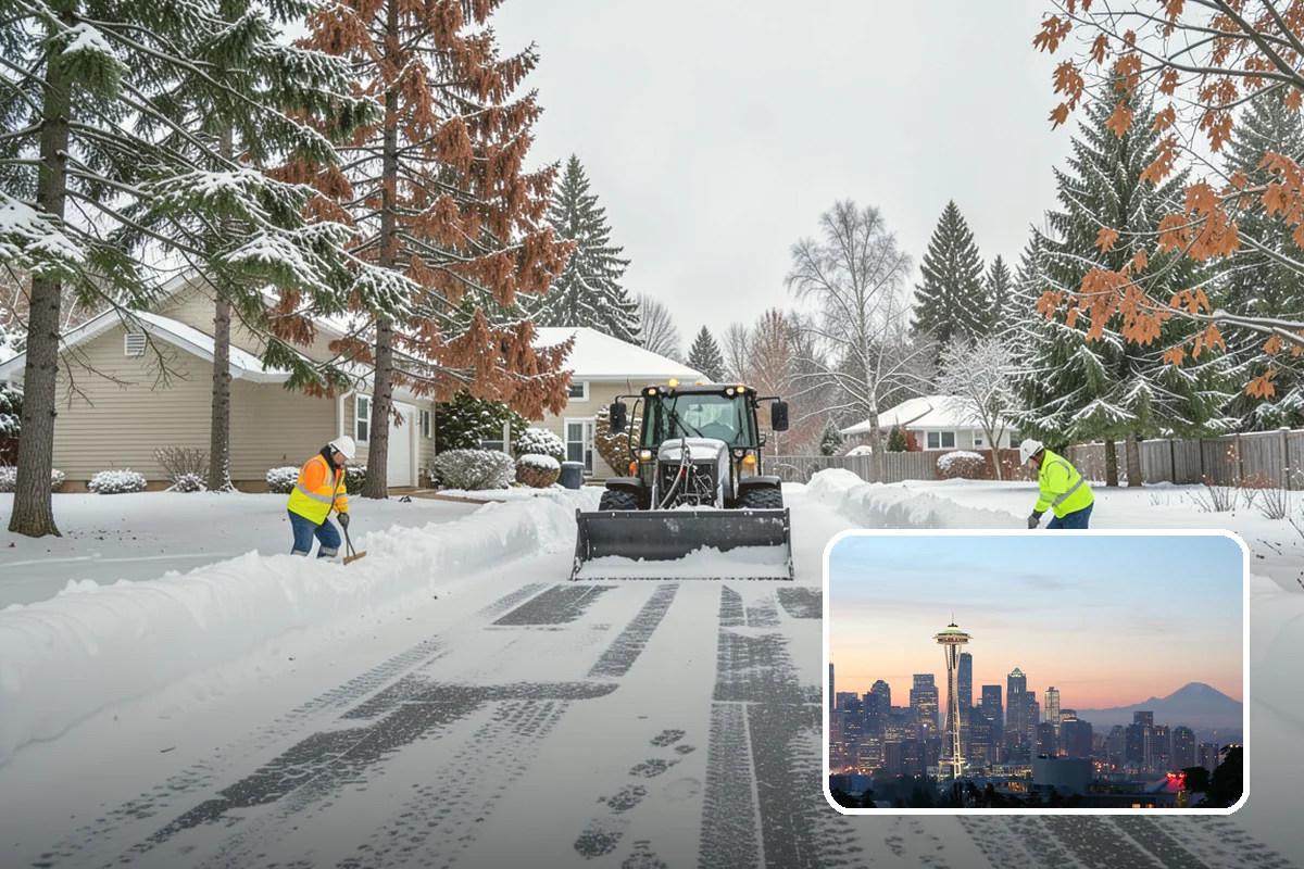 Senior Living Snow Removal in Seattle, King County, WA - Priority service for vulnerable residents