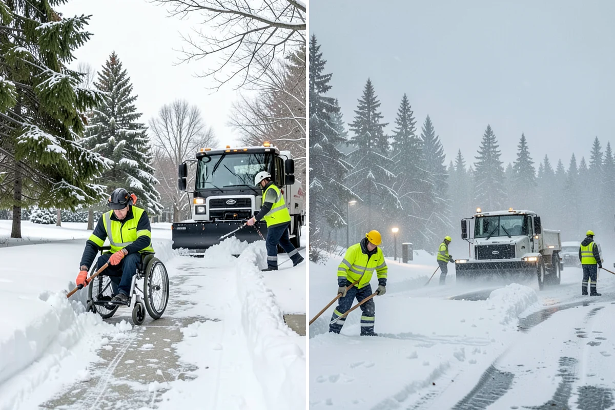 Senior Living Snow Removal in Seattle, King County, WA - Identify resident routes, entrances, and pickup areas