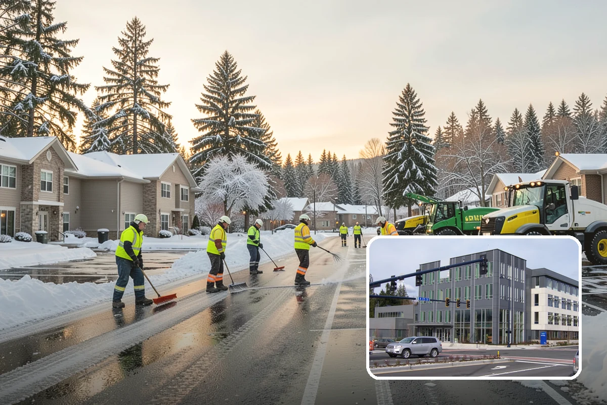Senior Living Snow Removal in Shoreline, King County, WA - Priority service for vulnerable residents