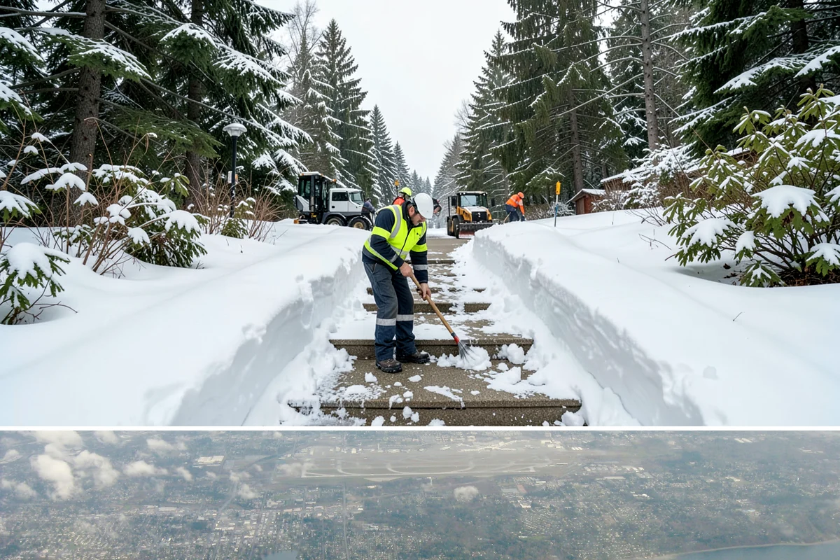 Service Verification in Burien, King County, WA - Performed after each completed service throughout the winter season.