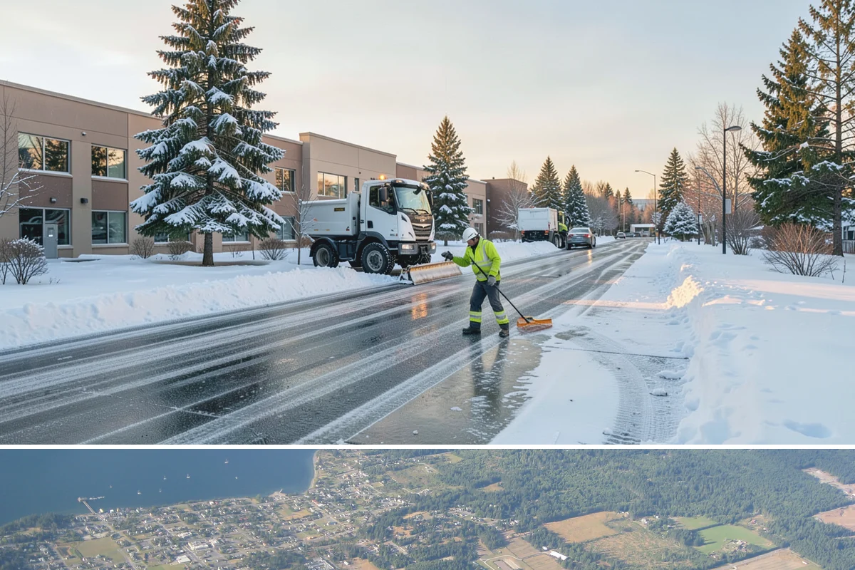 Service Verification in Coupeville, Island County, WA - Performed after each completed service throughout the winter season.