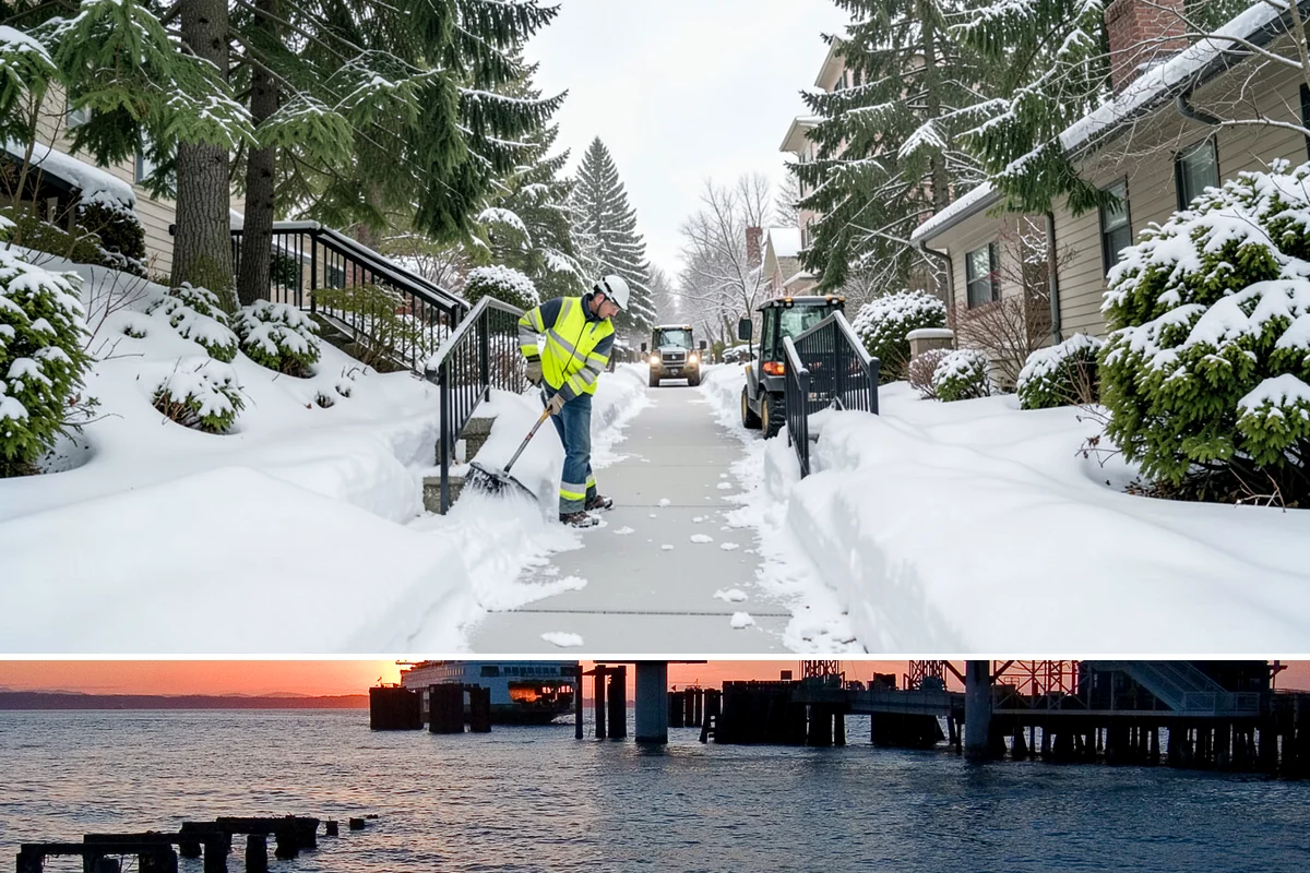 Service Verification in Edmonds, Snohomish County, WA - Performed after each completed service throughout the winter season.