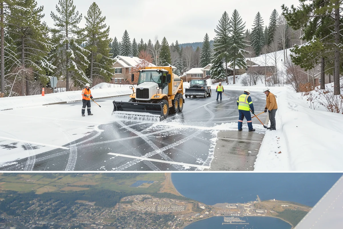 Service Verification in Oak Harbor, Island County, WA - Performed after each completed service throughout the winter season.