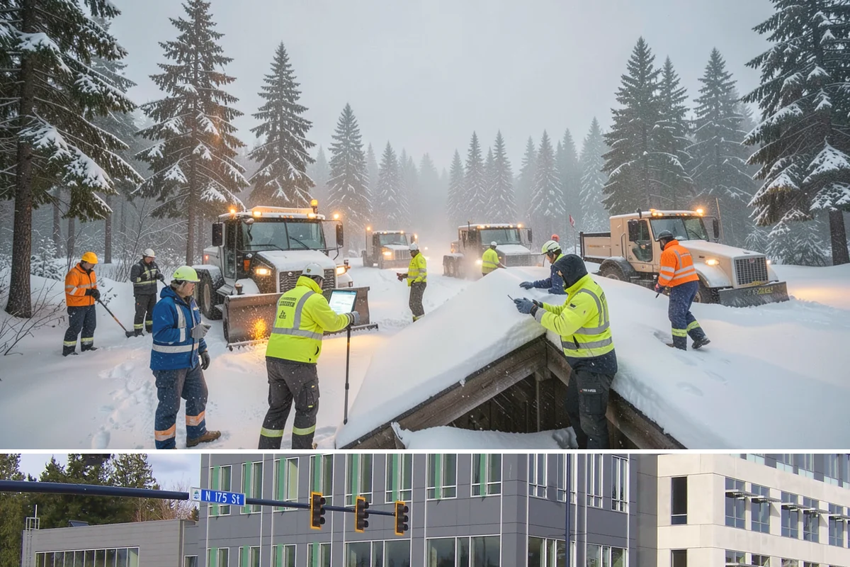 Service Verification in Shoreline, King County, WA - Performed after each completed service throughout the winter season.