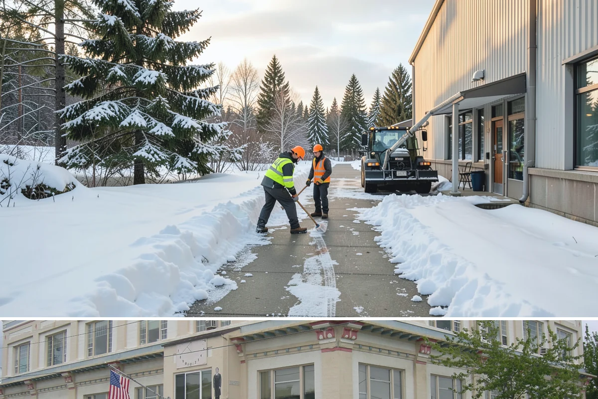 Shared Driveway Snow Removal in Anacortes, Skagit County, WA - Shared drives need prompt, coordinated clearing with each snowfall and treatment through the freeze-thaw days that follow.