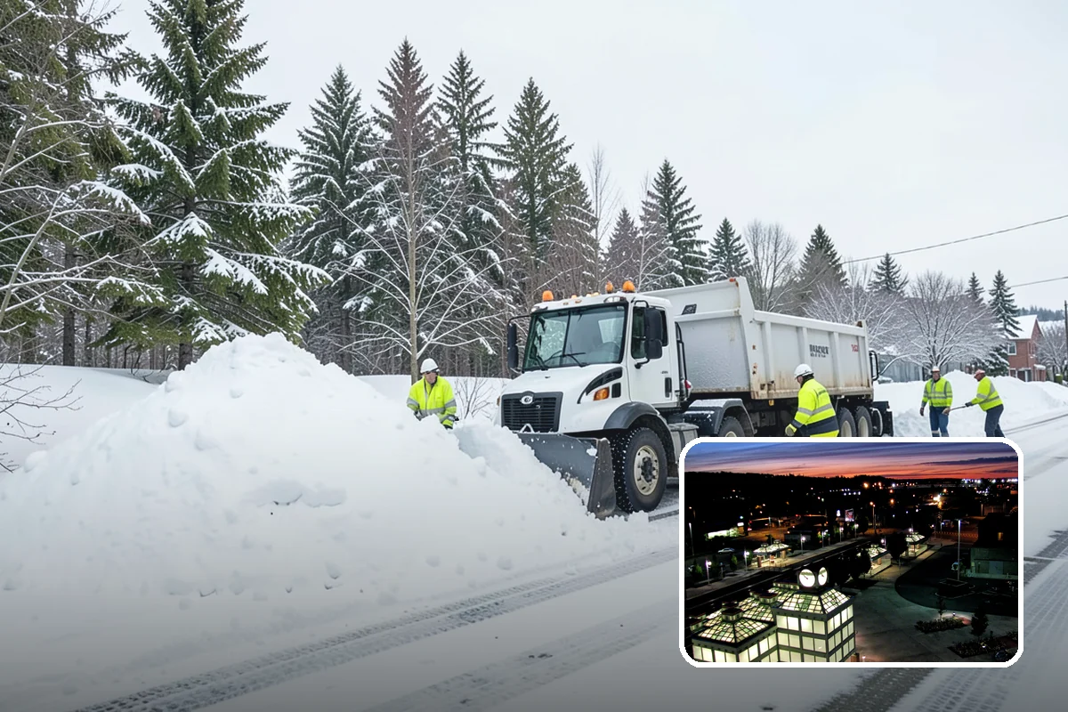 Shared Driveway Snow Removal in Auburn, King County, WA - Clears the entire shared run as a single job