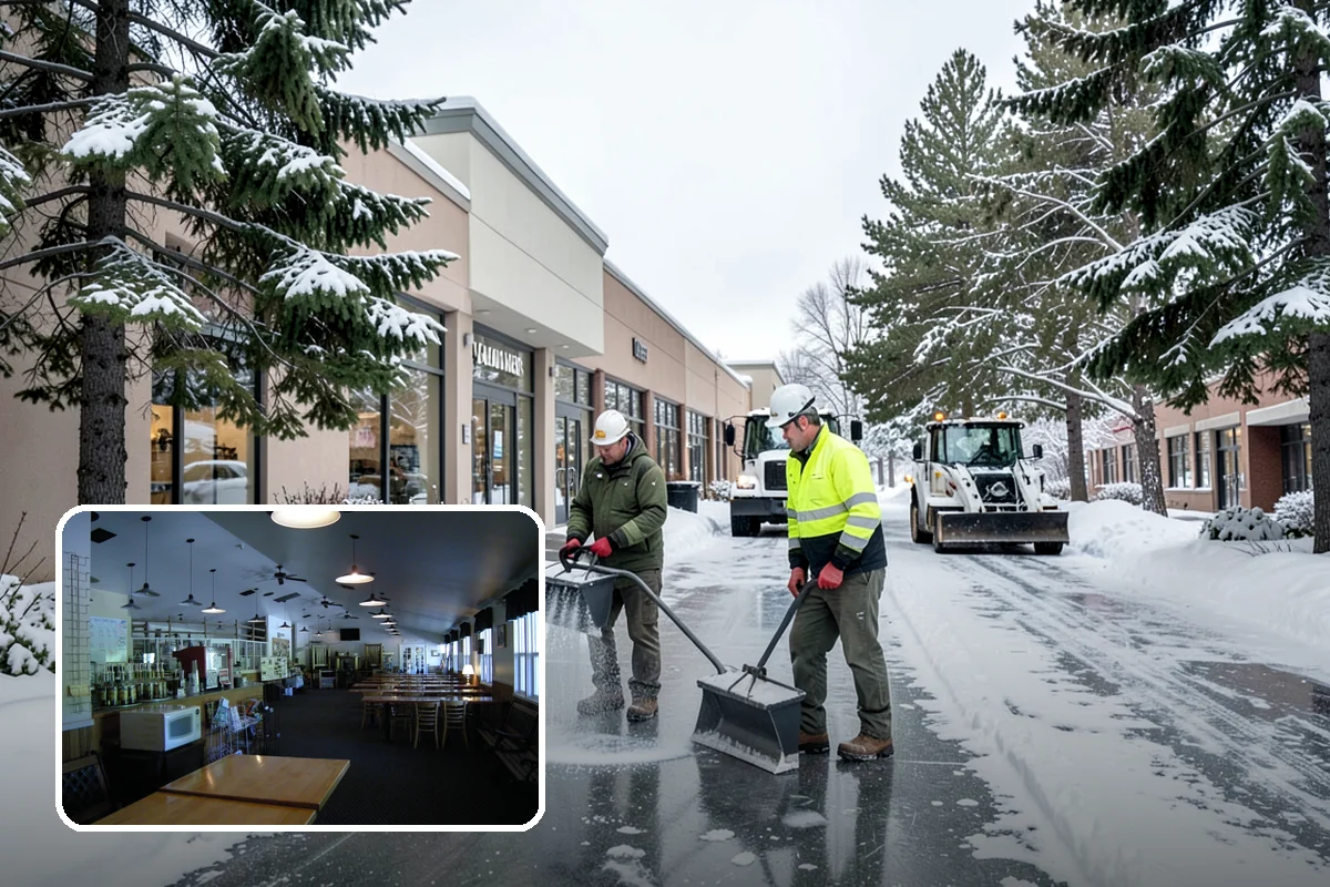 Shared Driveway Snow Removal in Black Diamond, King County, WA - Clears the entire shared run as a single job