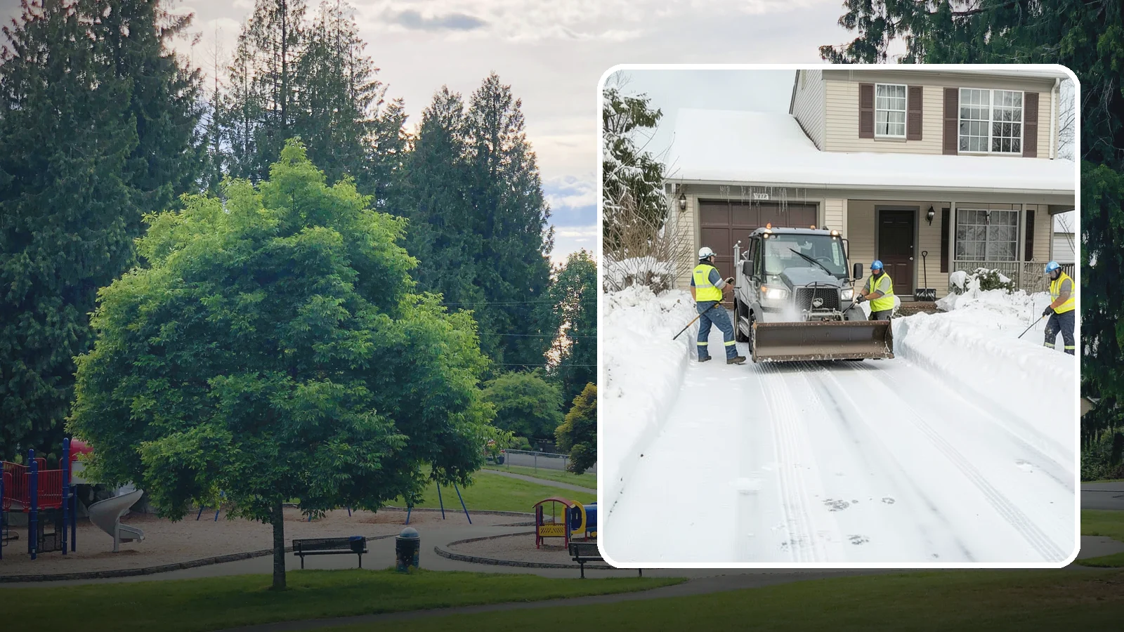 Shared Driveway Snow Removal in Bonney Lake, Pierce County, WA - We clear shared driveways fairly and completely so every household along them keeps reliable winter access.